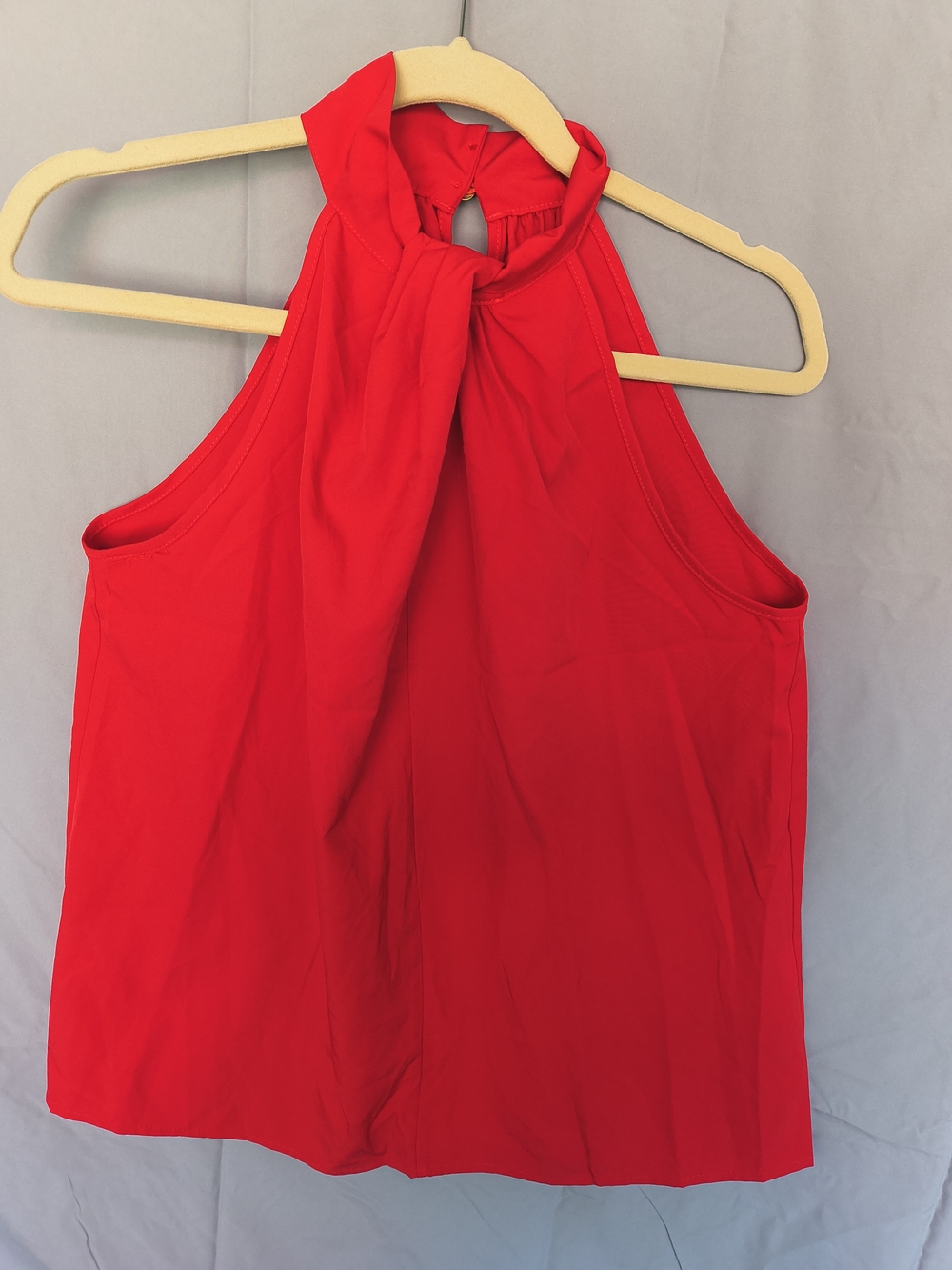Red Halter Women's Top